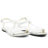 Sandale dama din piele naturala  D 525 alb 