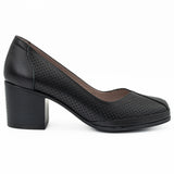 Pantofi dama Anna Viotti din piele naturala, D 5307 negru