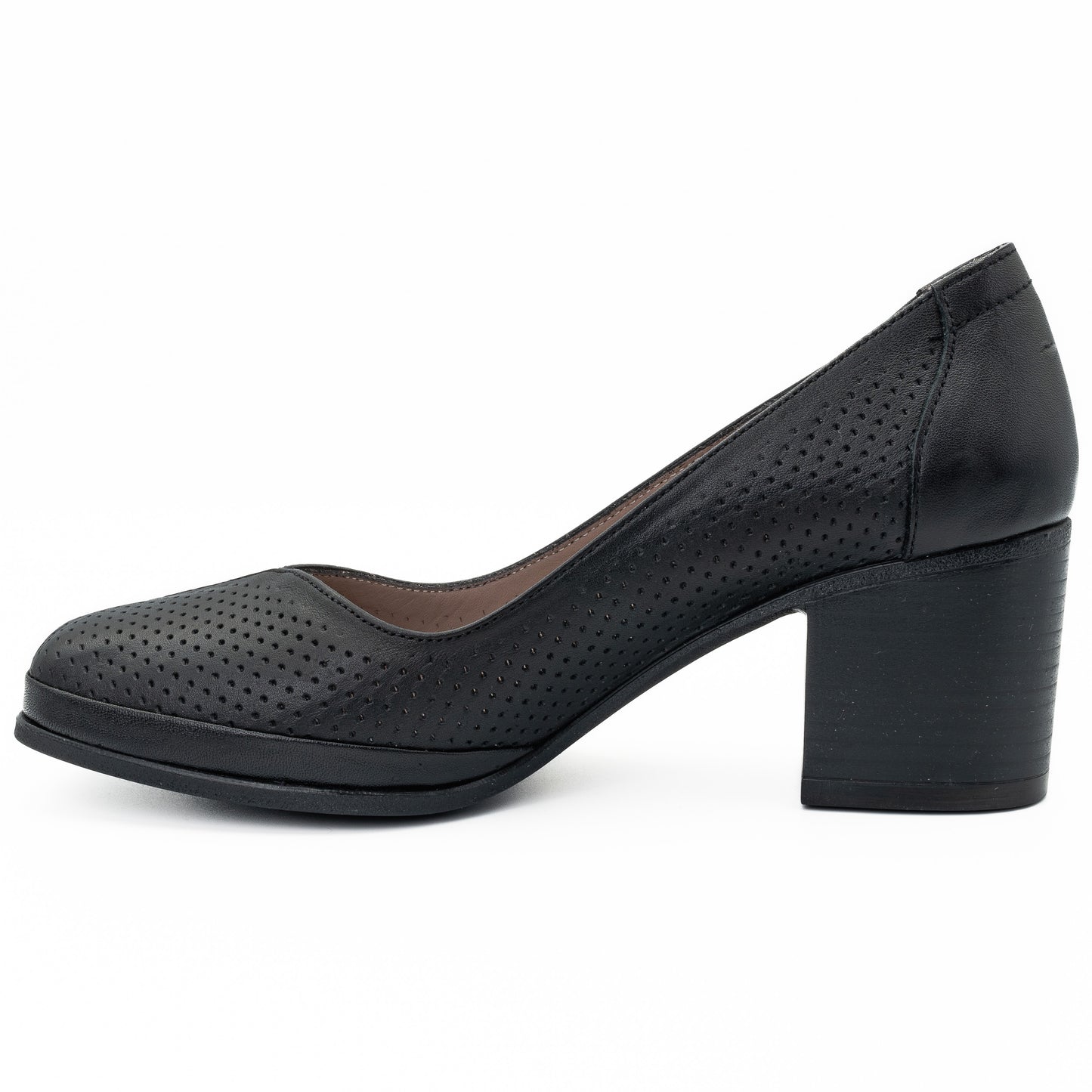 Pantofi dama Anna Viotti din piele naturala, D 5307 negru