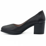 Pantofi dama Anna Viotti din piele naturala, D 5307 negru