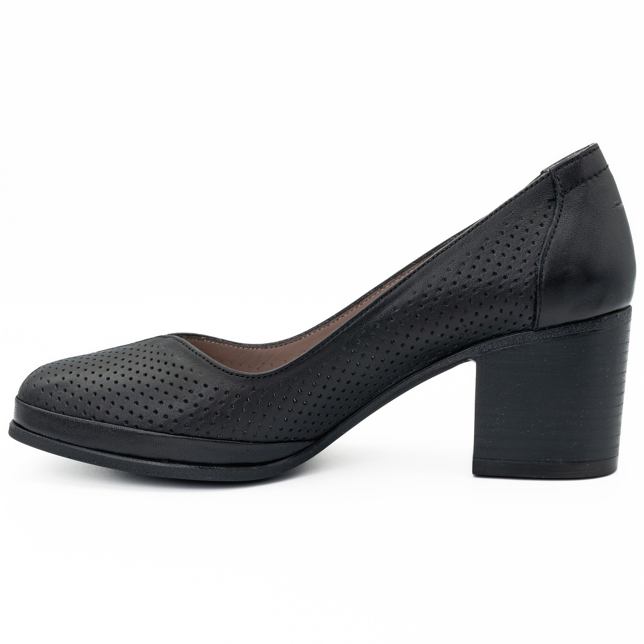 Pantofi dama Anna Viotti din piele naturala, D 5307 negru