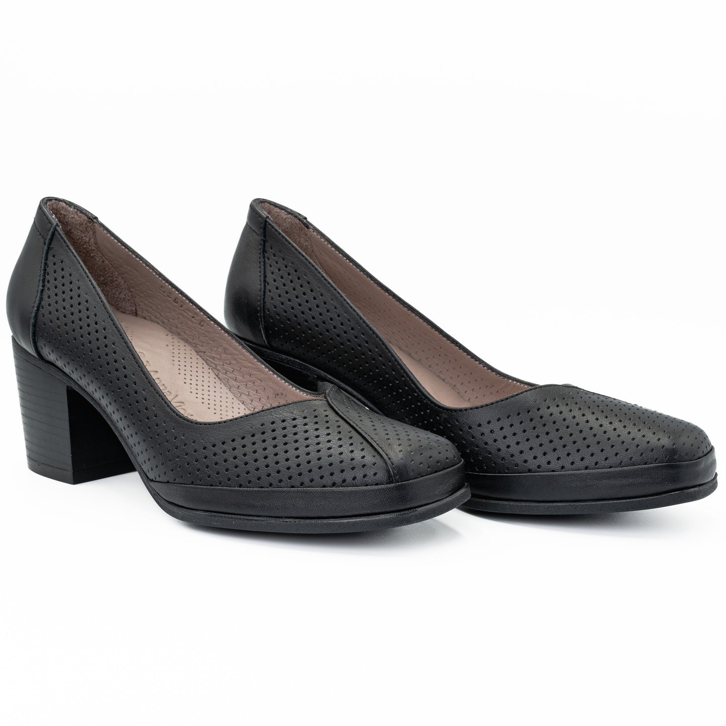 Pantofi dama Anna Viotti din piele naturala, D 5307 negru