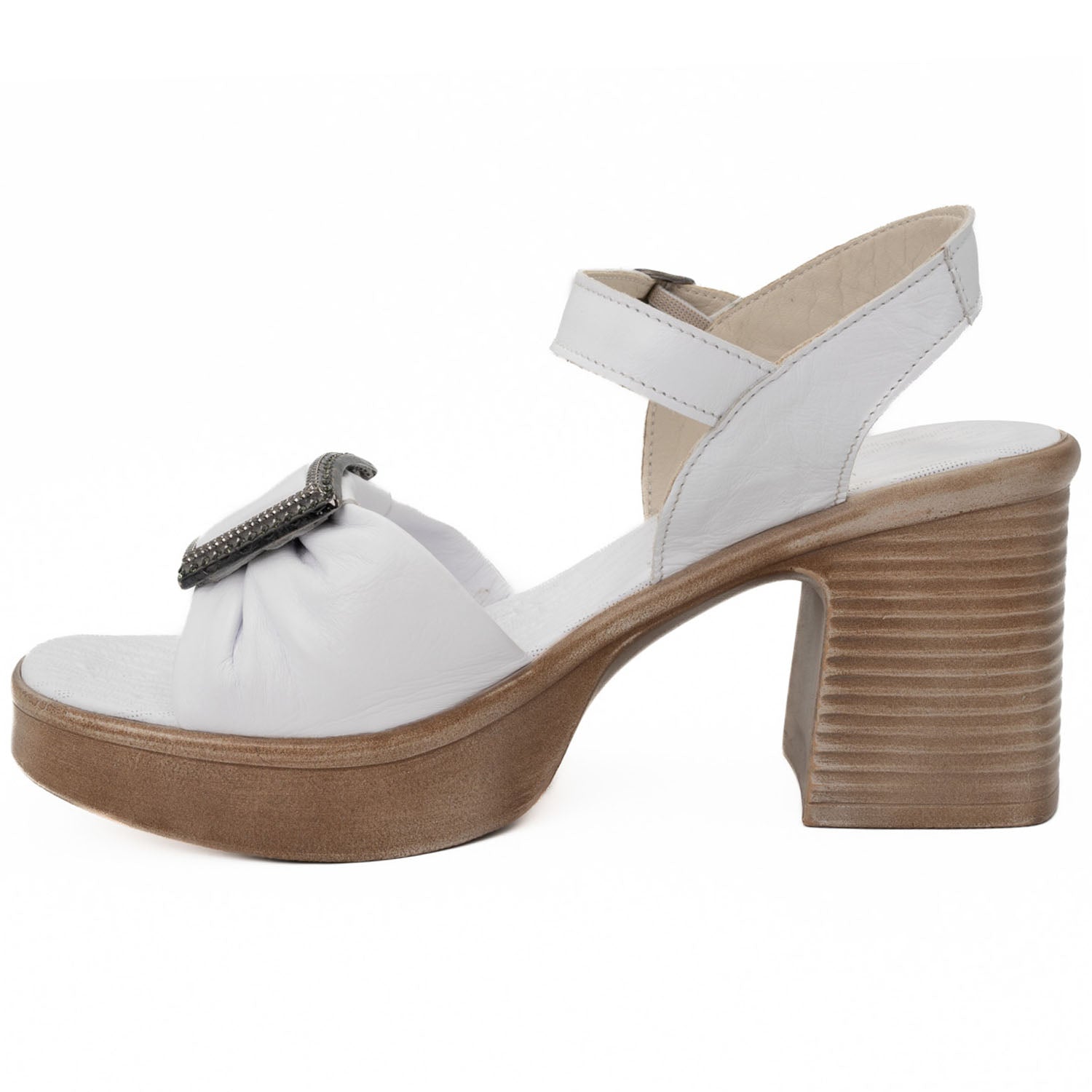 Sandale dama din piele naturala Anna Viotti D 530 verde