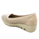 Pantofi dama Anna Viotti din piele naturala de vitel  bej 50-5345