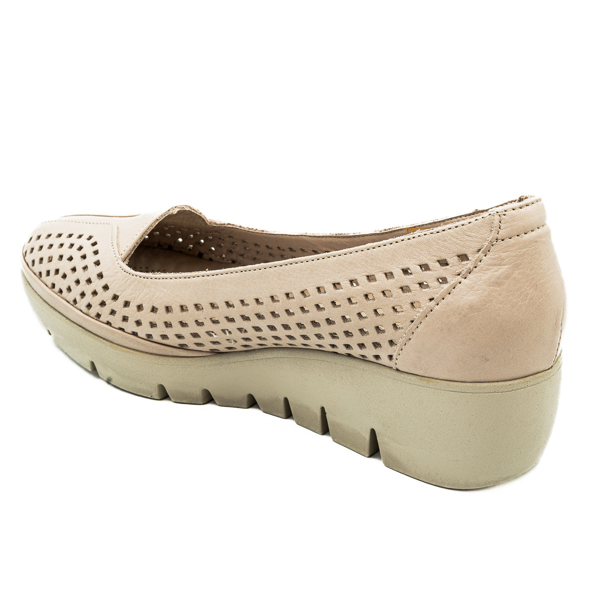 Pantofi dama Anna Viotti din piele naturala de vitel  bej 50-5345