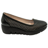 Pantofi dama Anna Viotti din piele naturala de vitel negru 50-5345