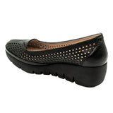 Pantofi dama Anna Viotti din piele naturala de vitel negru 50-5345