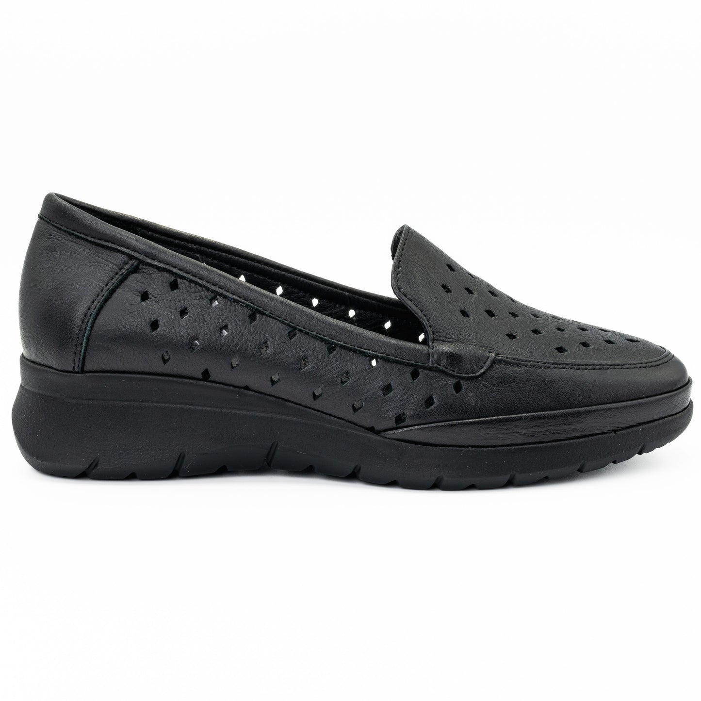 Pantofi dama Anna Viotti  din piele naturala, D 5381 NEGRU