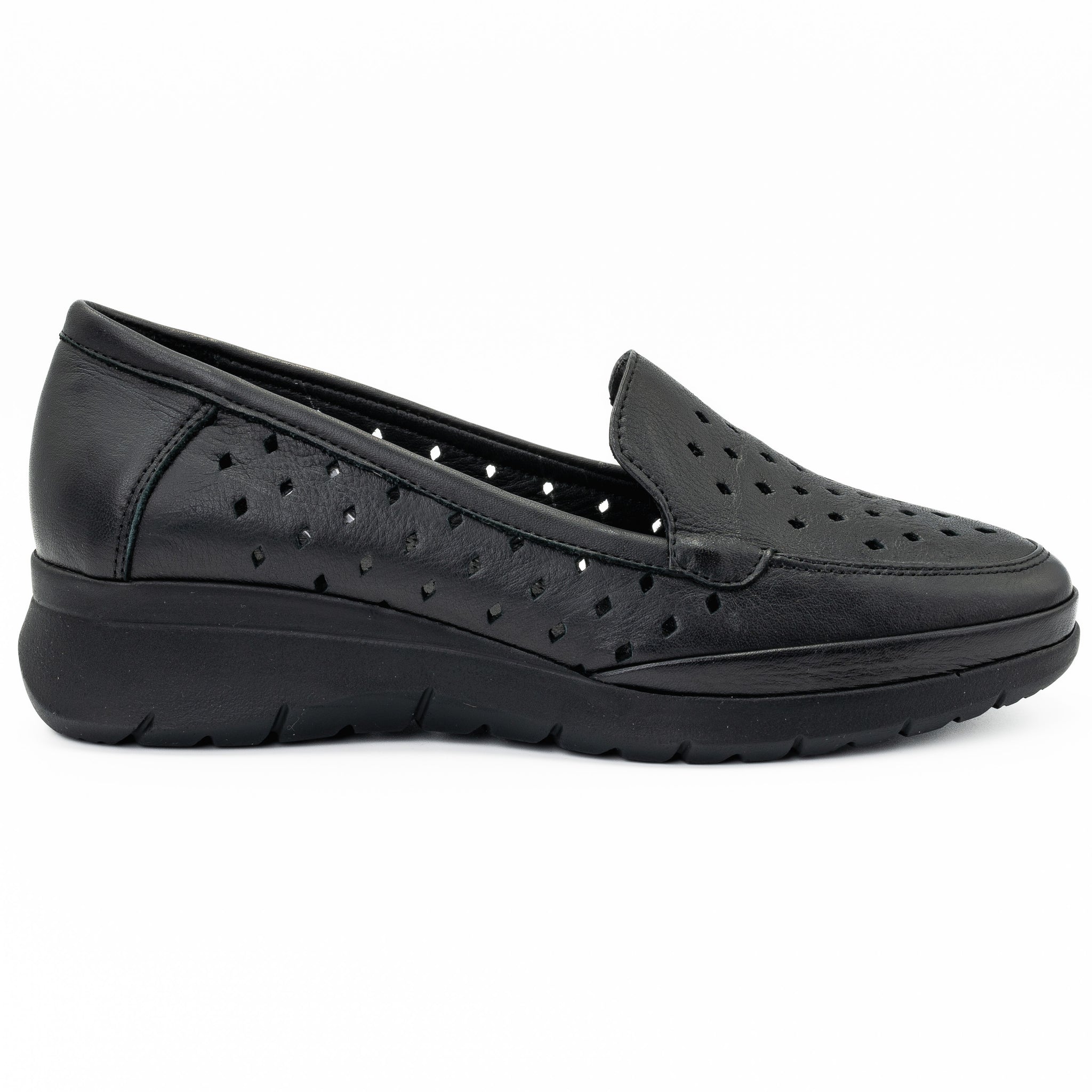 Pantofi dama Anna Viotti  din piele naturala, D 5381 NEGRU