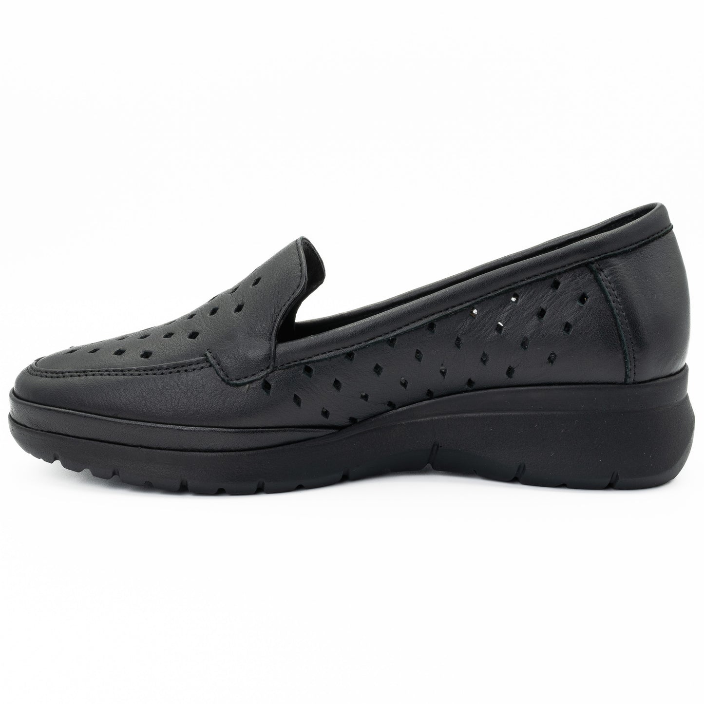 Pantofi dama Anna Viotti  din piele naturala, D 5381 NEGRU