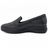 Pantofi dama Anna Viotti  din piele naturala, D 5381 NEGRU