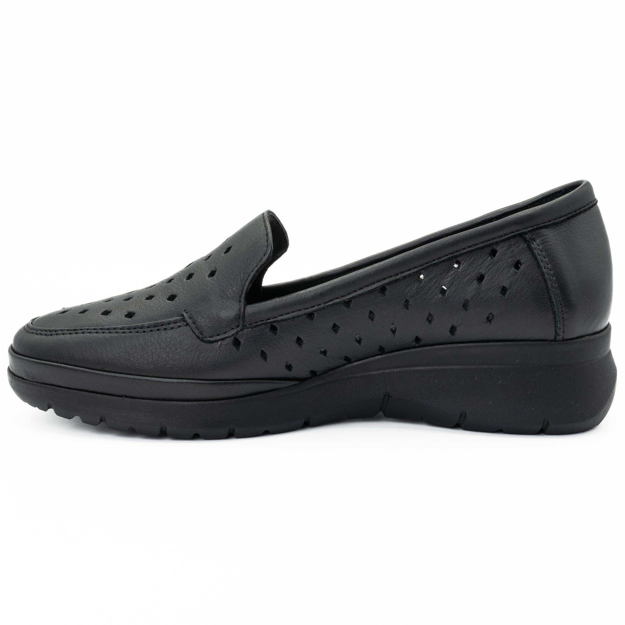 Pantofi dama Anna Viotti  din piele naturala, D 5381 NEGRU