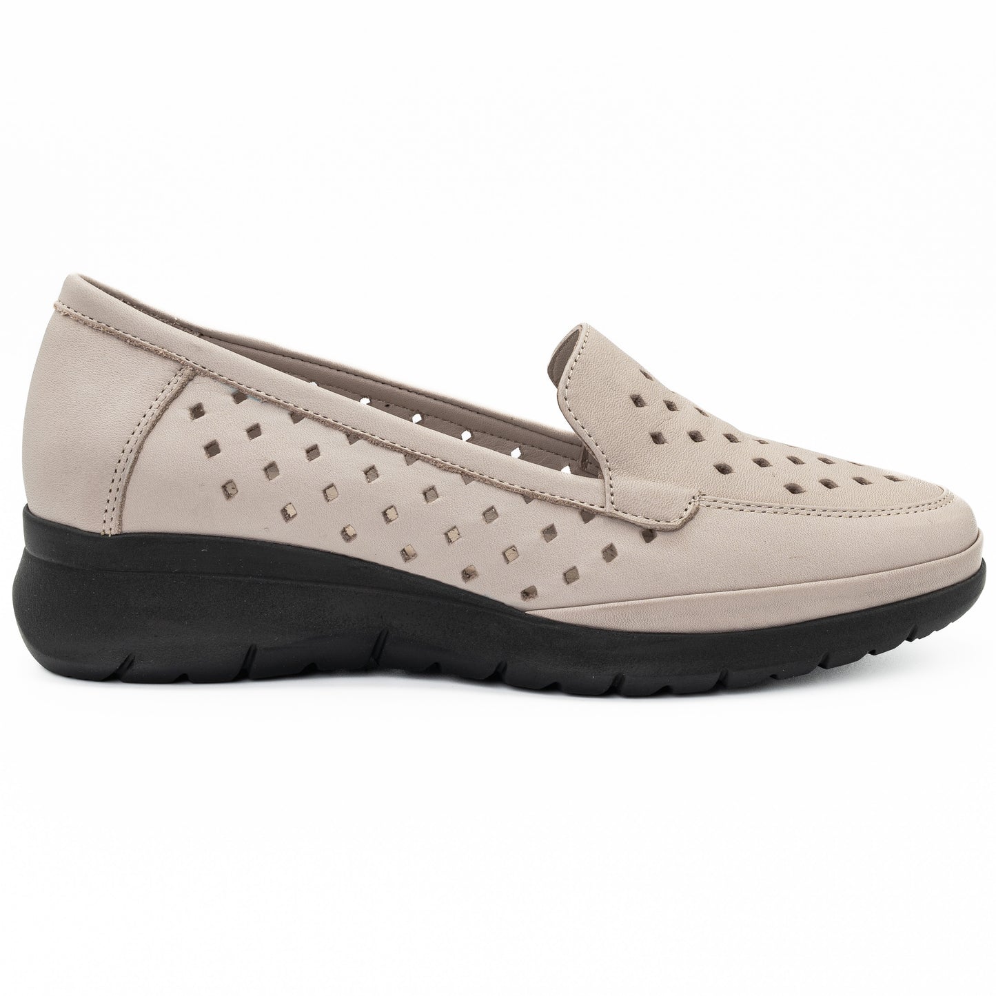 Pantofi dama Anna Viotti  din piele naturala, D 5381 BEJ