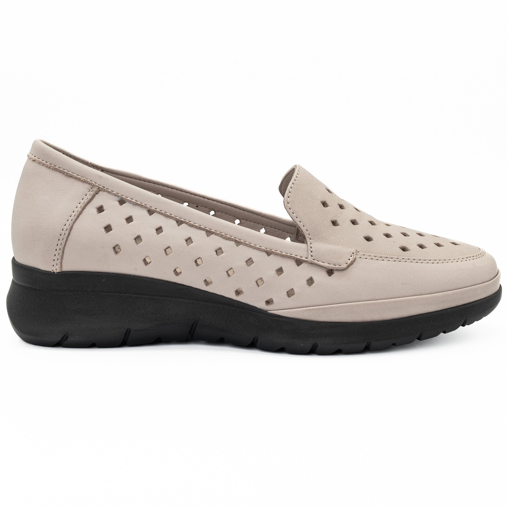 Pantofi dama Anna Viotti  din piele naturala, D 5381 BEJ