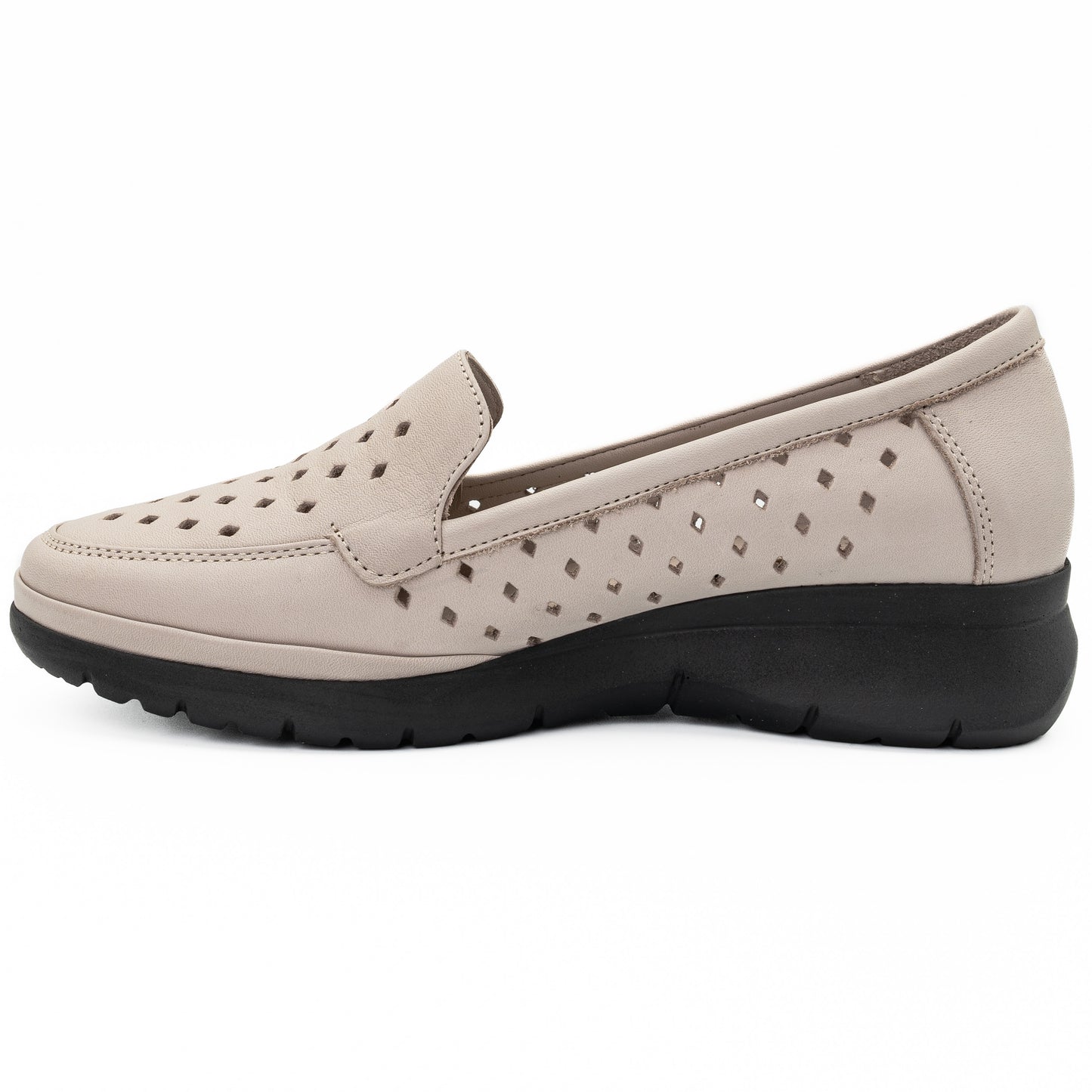 Pantofi dama Anna Viotti  din piele naturala, D 5381 BEJ