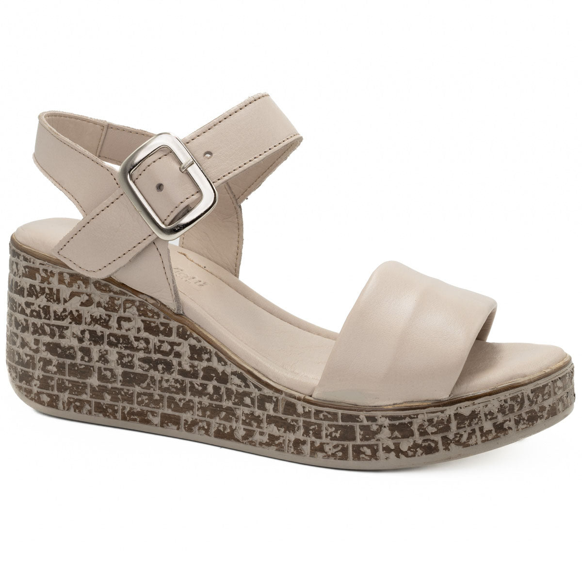 Sandale dama din piele naturala Anna Viotti D 22-S490 gri