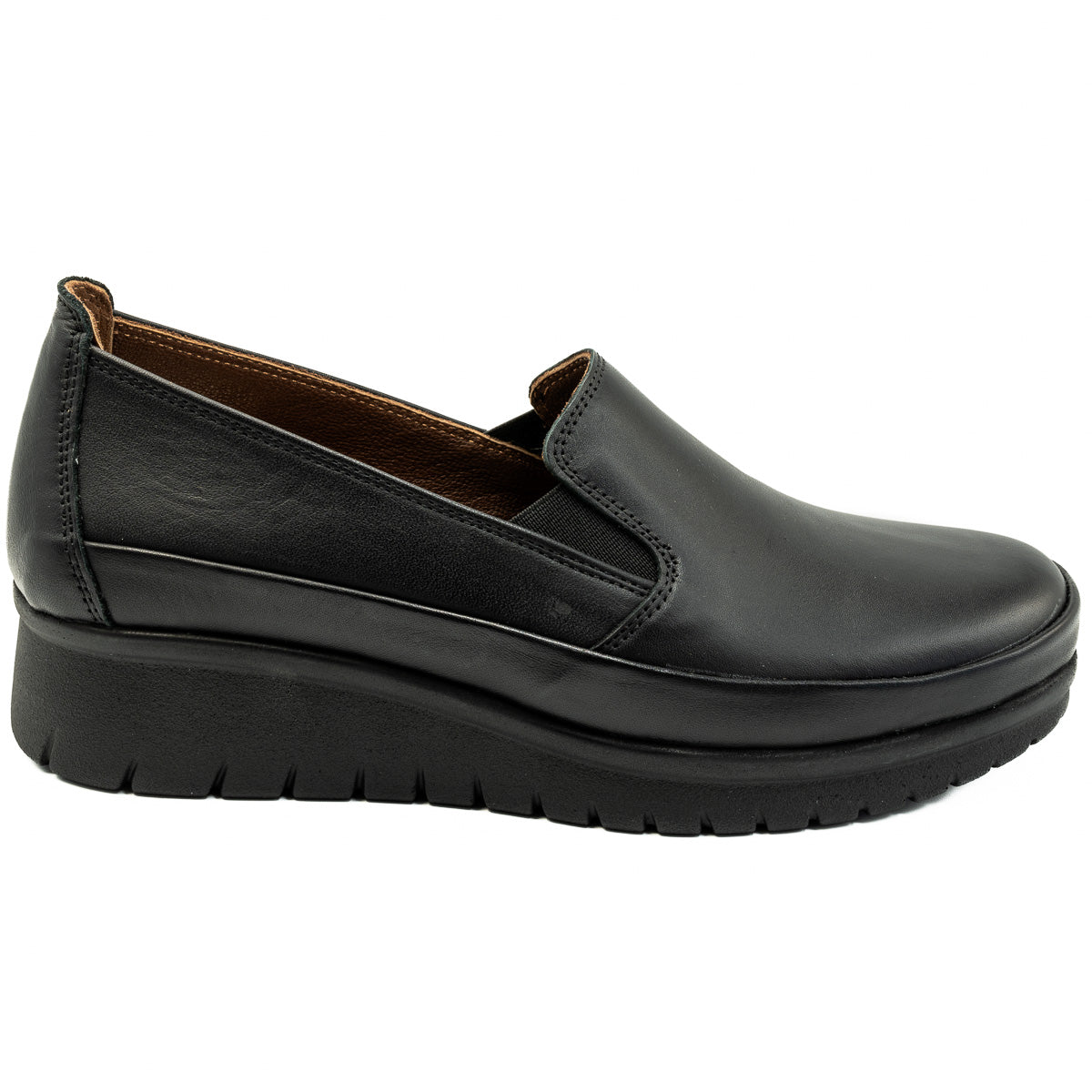 Pantofi dama Anna Viotti  din piele naturala, D 5785 NEGRU