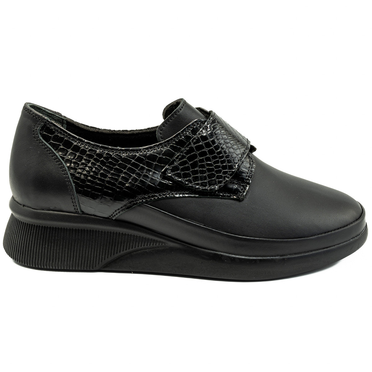 Pantofi dama Anna Viotti  din piele naturala,D 5807 NEGRU 