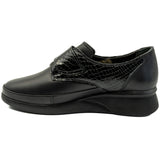 Pantofi dama Anna Viotti  din piele naturala,D 5807 NEGRU 