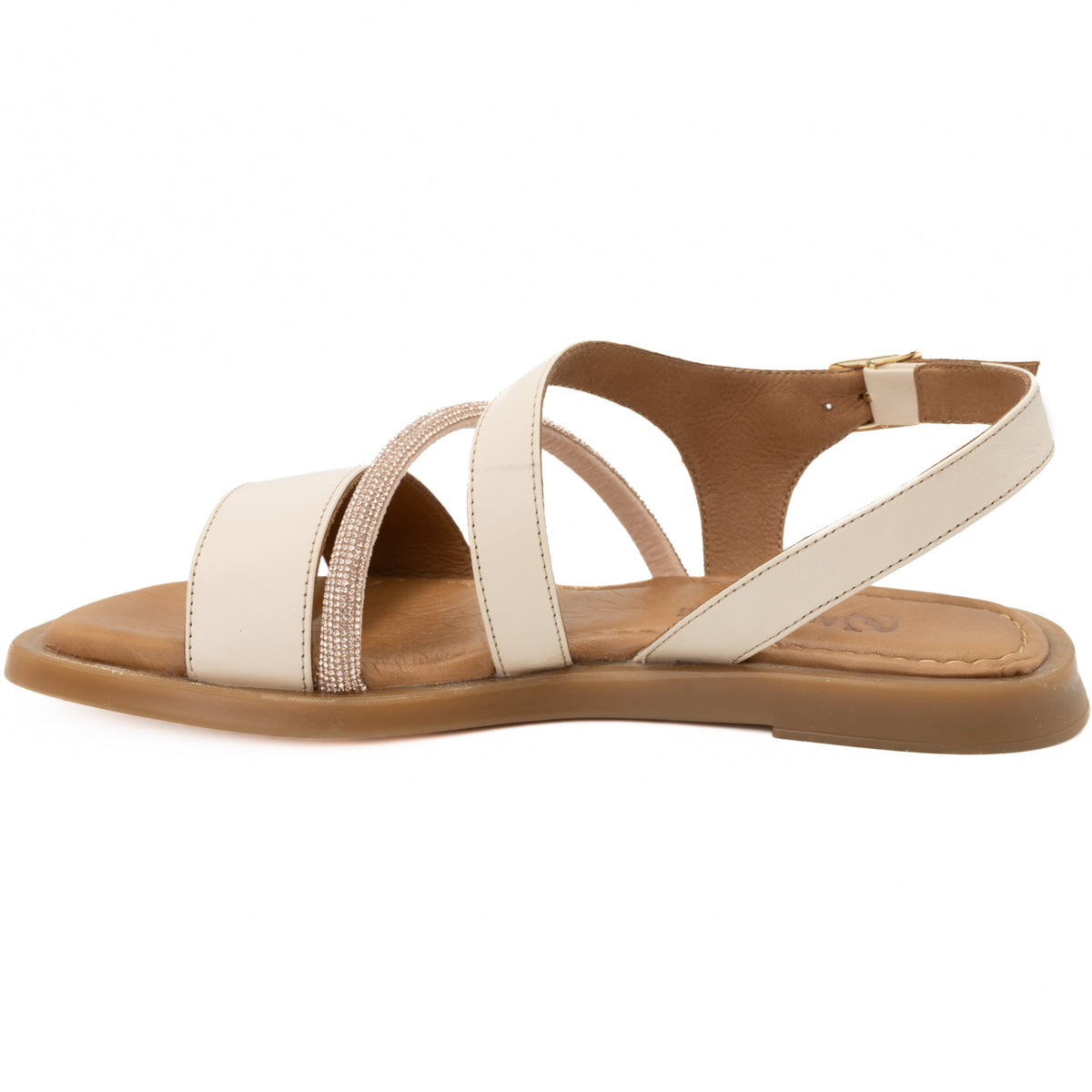 Sandale dama din piele naturala Anna Viotti D 57-585 bej