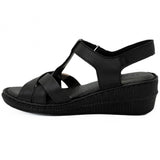 Sandale dama din piele naturala Anna Viotti D 60-207 negru