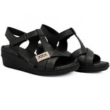 Sandale dama din piele naturala Anna Viotti D 60-207 negru