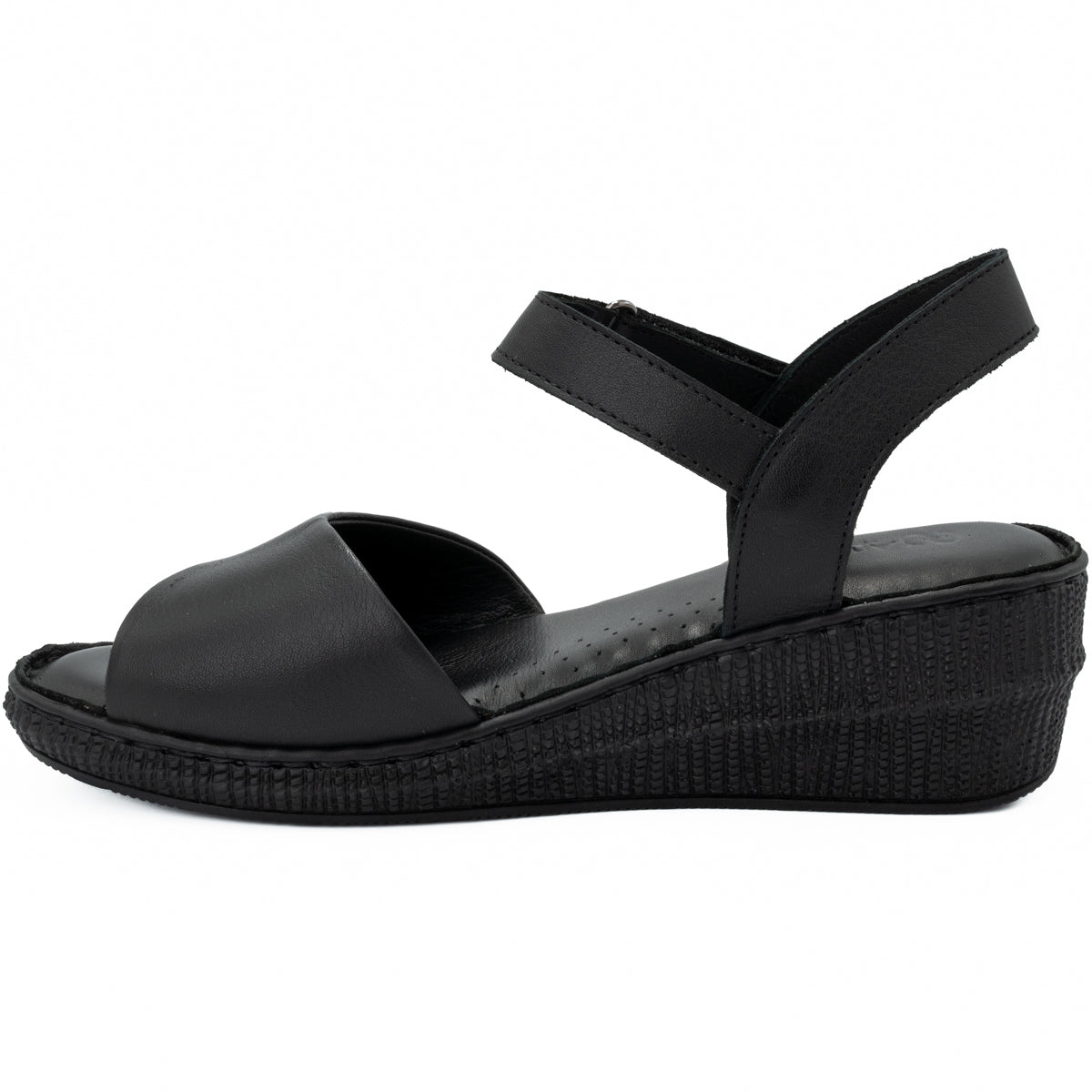  Sandale dama Anna Viotti din piele naturala D 60-221 negru 