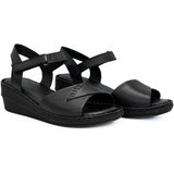  Sandale dama Anna Viotti din piele naturala D 60-221 negru 