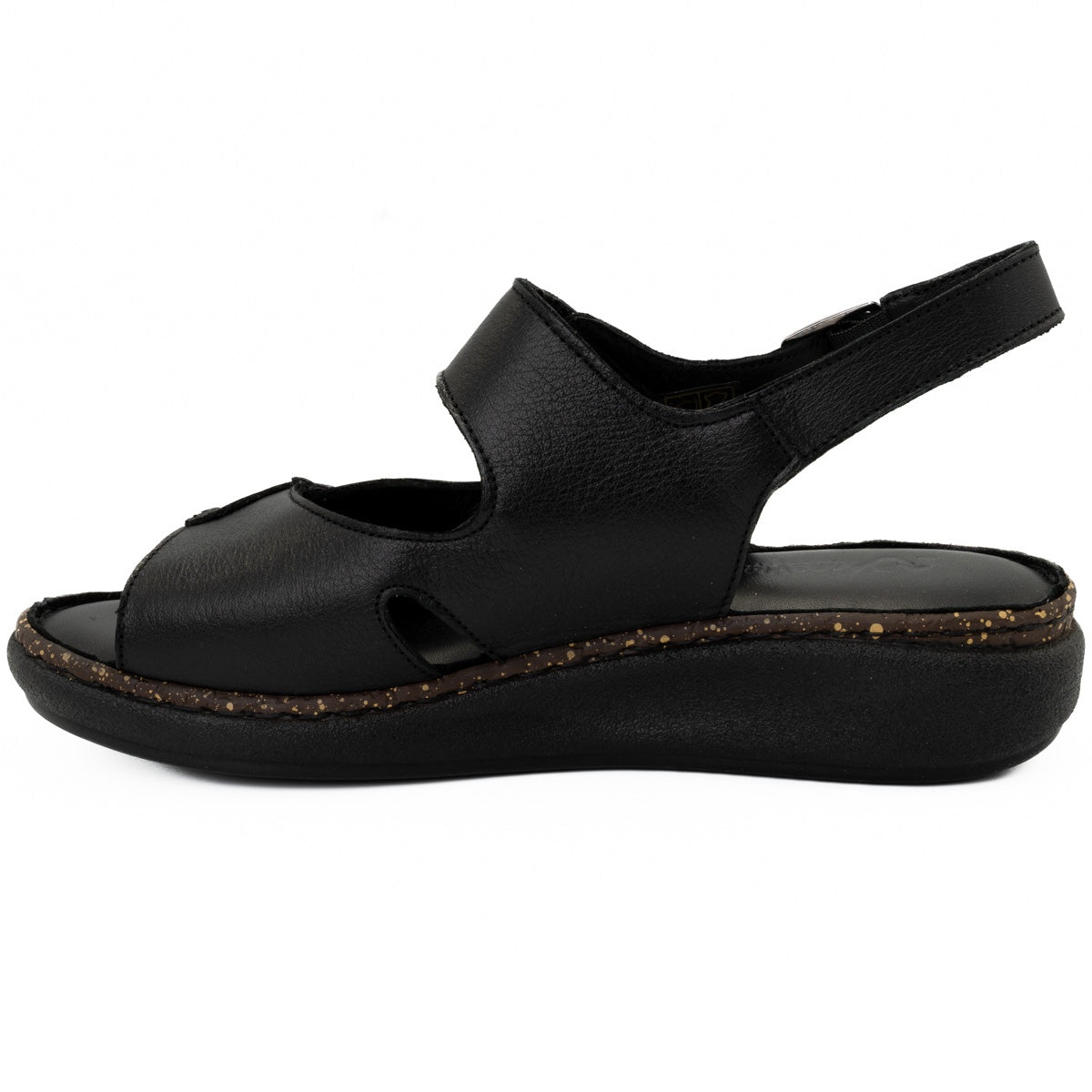 Sandale dama din piele naturala Anna Viotti D 60-328 negru