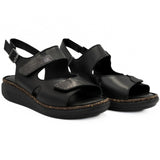 Sandale dama din piele naturala Anna Viotti D 60-328 negru