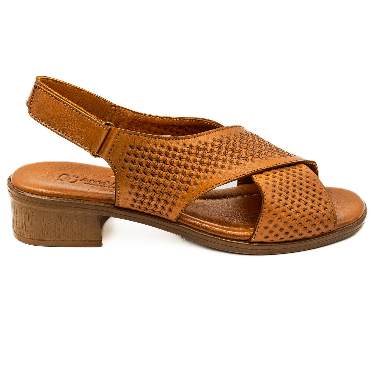 Sandale dama Anna Viotti Din piele naturala D 42-6004 maro