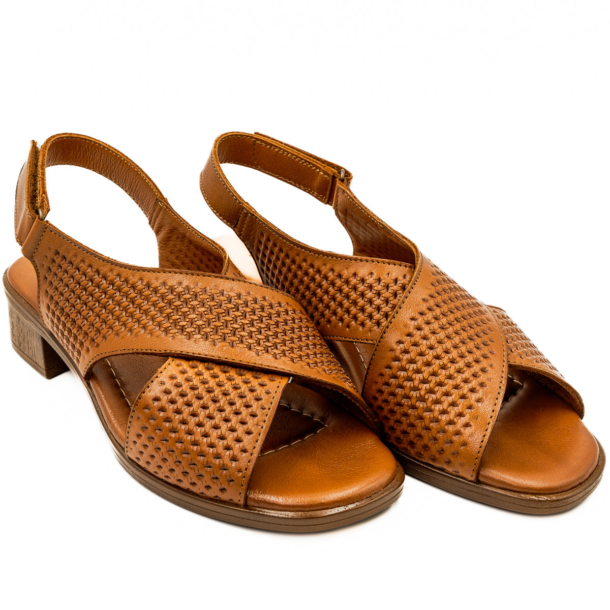 Sandale dama Anna Viotti Din piele naturala D 42-6004 maro