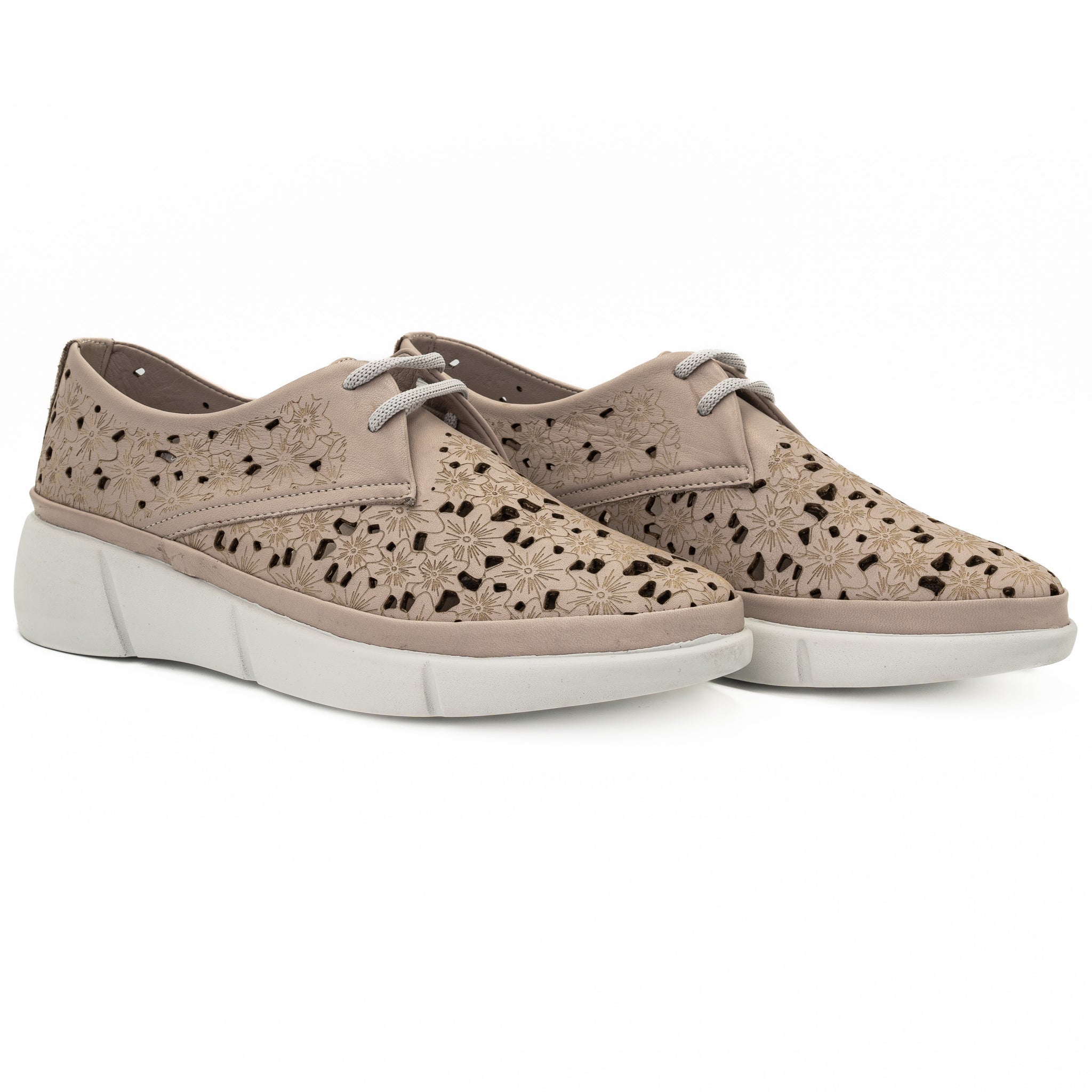  Pantofi dama Anna Viotti  din piele naturala, D 627 GRI 