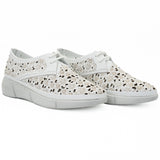 Pantofi dama Anna Viotti din piele naturala, D 627 alb