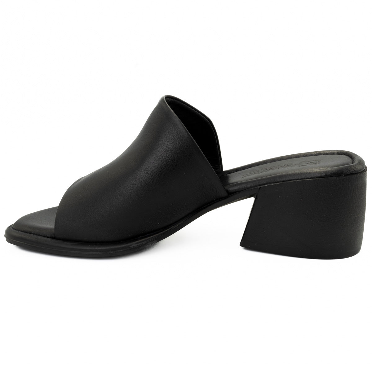 Saboti dama Anna Viotti din piele naturala D 57-7001 negru