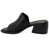 Saboti dama Anna Viotti din piele naturala D 57-7001 negru