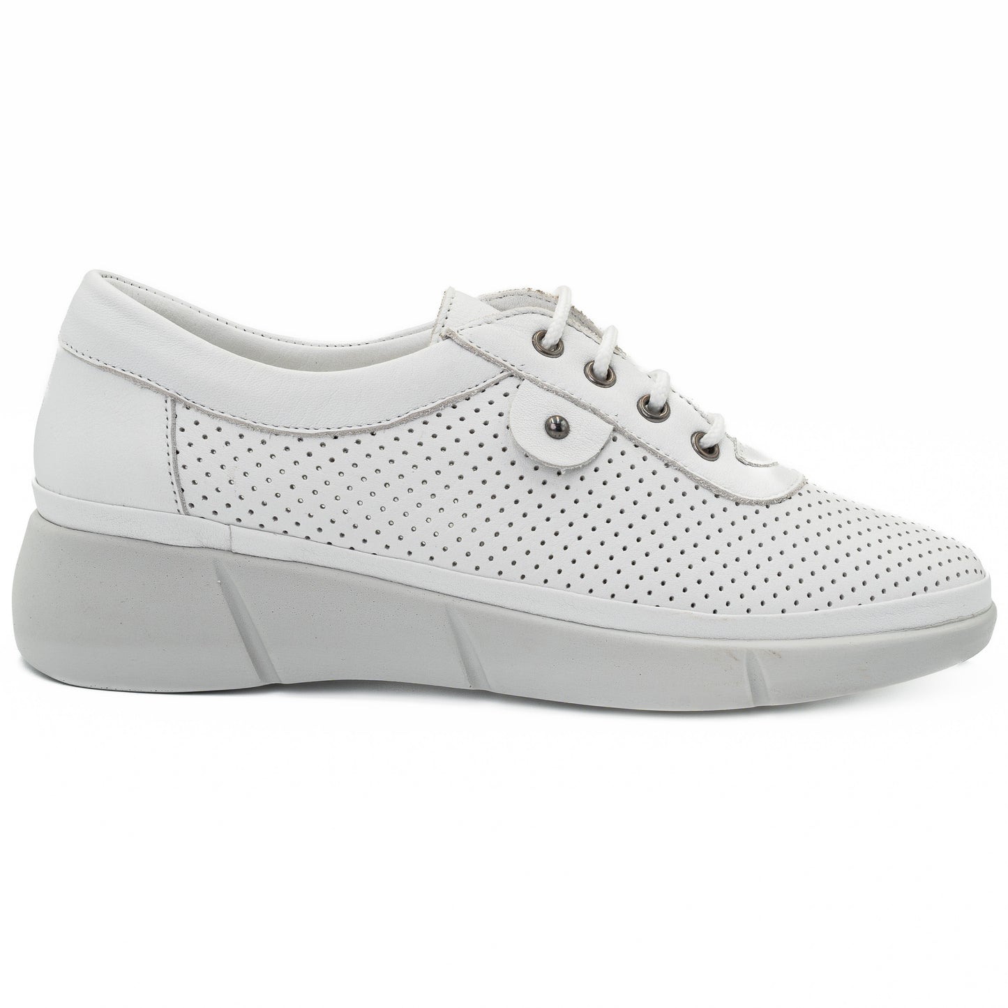 Pantofi dama Anna Viotti  din piele naturala, D 703 alb