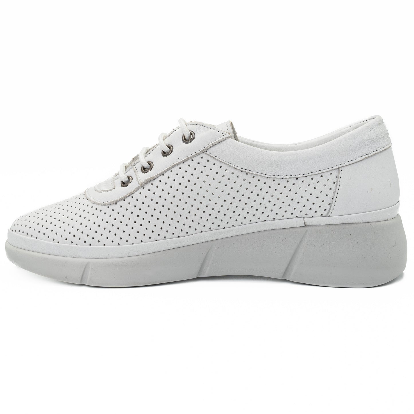 Pantofi dama Anna Viotti  din piele naturala, D 703 alb