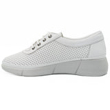 Pantofi dama Anna Viotti  din piele naturala, D 703 alb