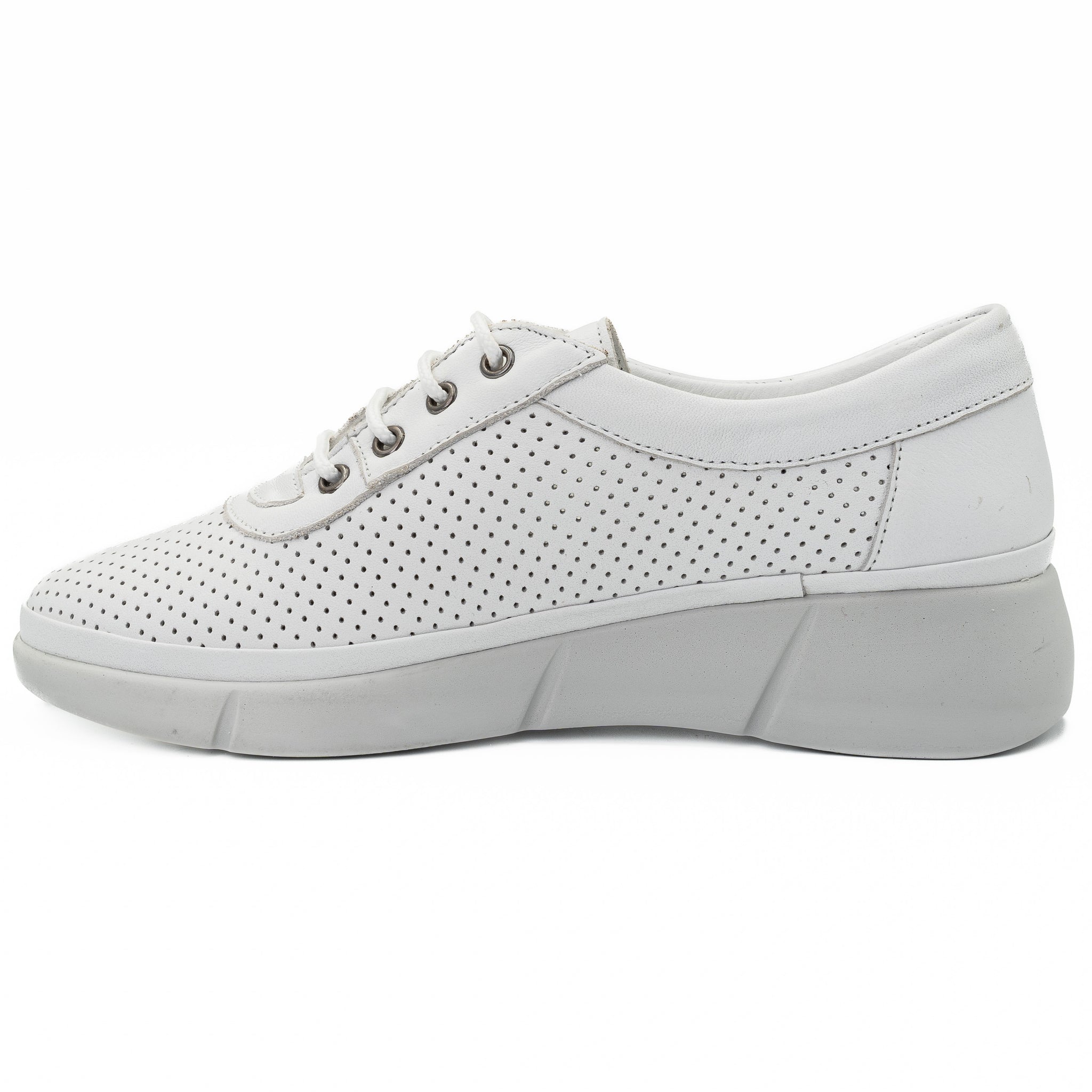 Pantofi dama Anna Viotti  din piele naturala, D 703 alb