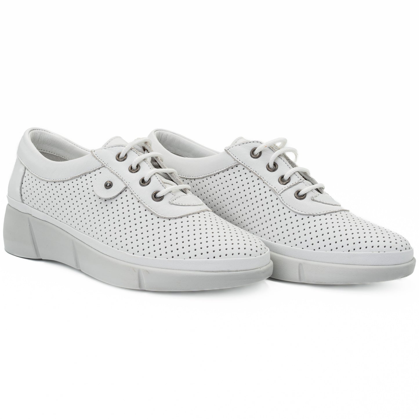 Pantofi dama Anna Viotti  din piele naturala, D 703 alb