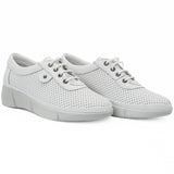 Pantofi dama Anna Viotti  din piele naturala, D 703 alb