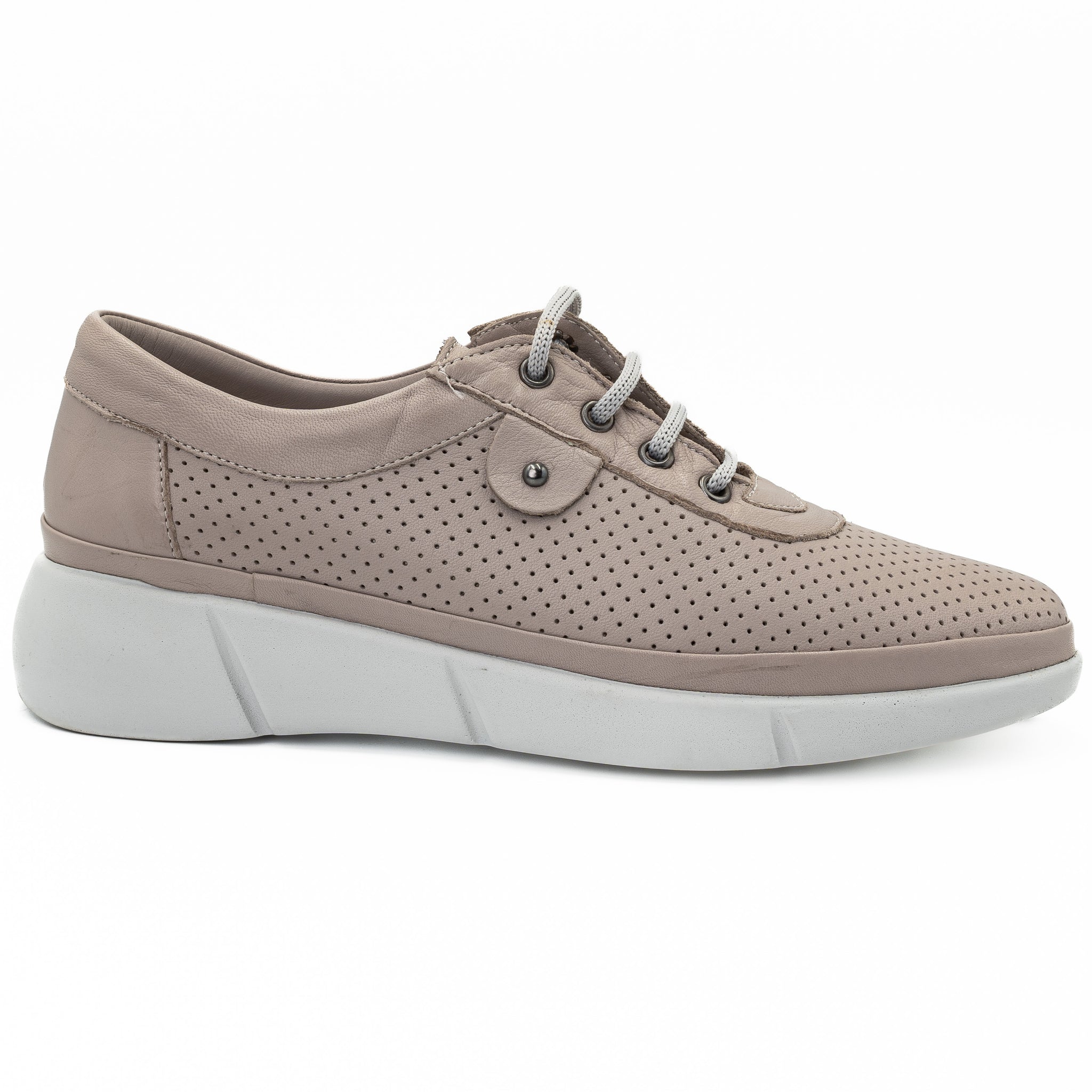 Pantofi dama Anna Viotti  din piele naturala, D 703 gri