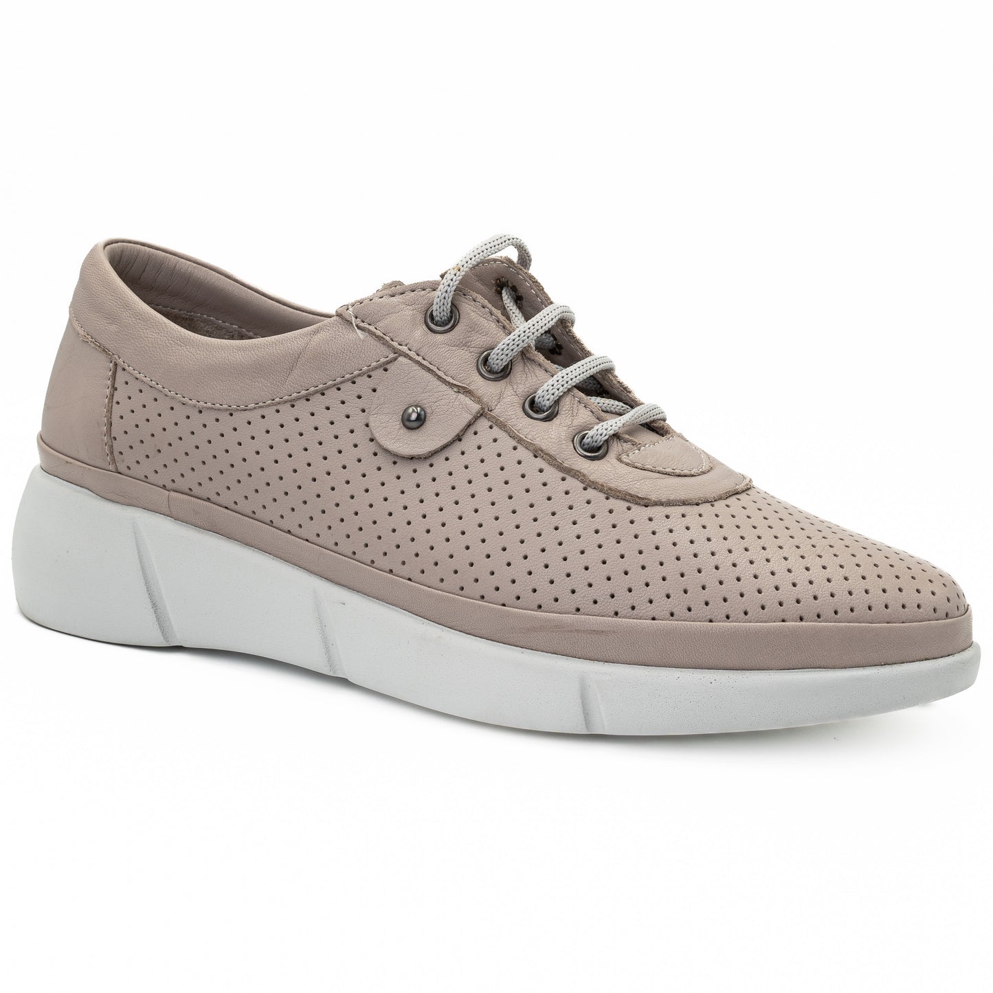 Pantofi dama Anna Viotti  din piele naturala, D 703 gri