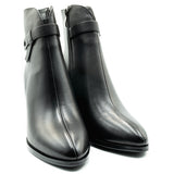 Botine dama din piele naturala D HS023-7066 NEGRU 