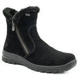 Ghete dama Rieker din piele naturala D 7162 NEGRU 