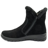 Ghete dama Rieker din piele naturala D 7162 NEGRU 