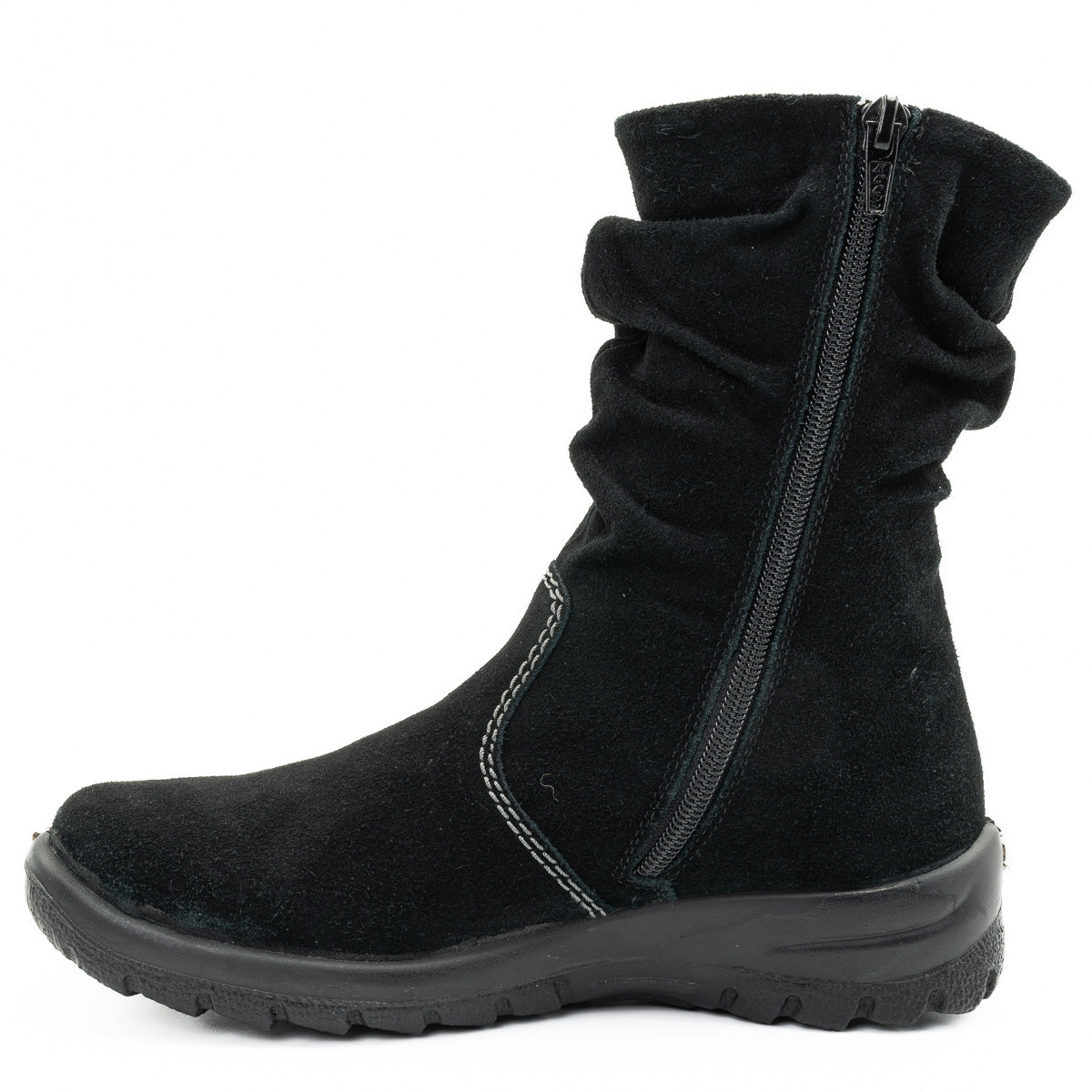 Ghete dama Rieker din piele naturala D 7171 negru 