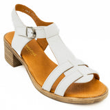Sandale dama Goretti Din piele naturala D 12-765 alb 
