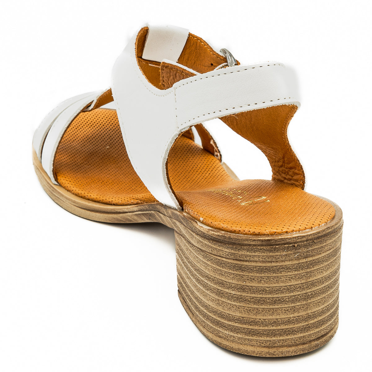 Sandale dama Goretti Din piele naturala D 12-765 alb 